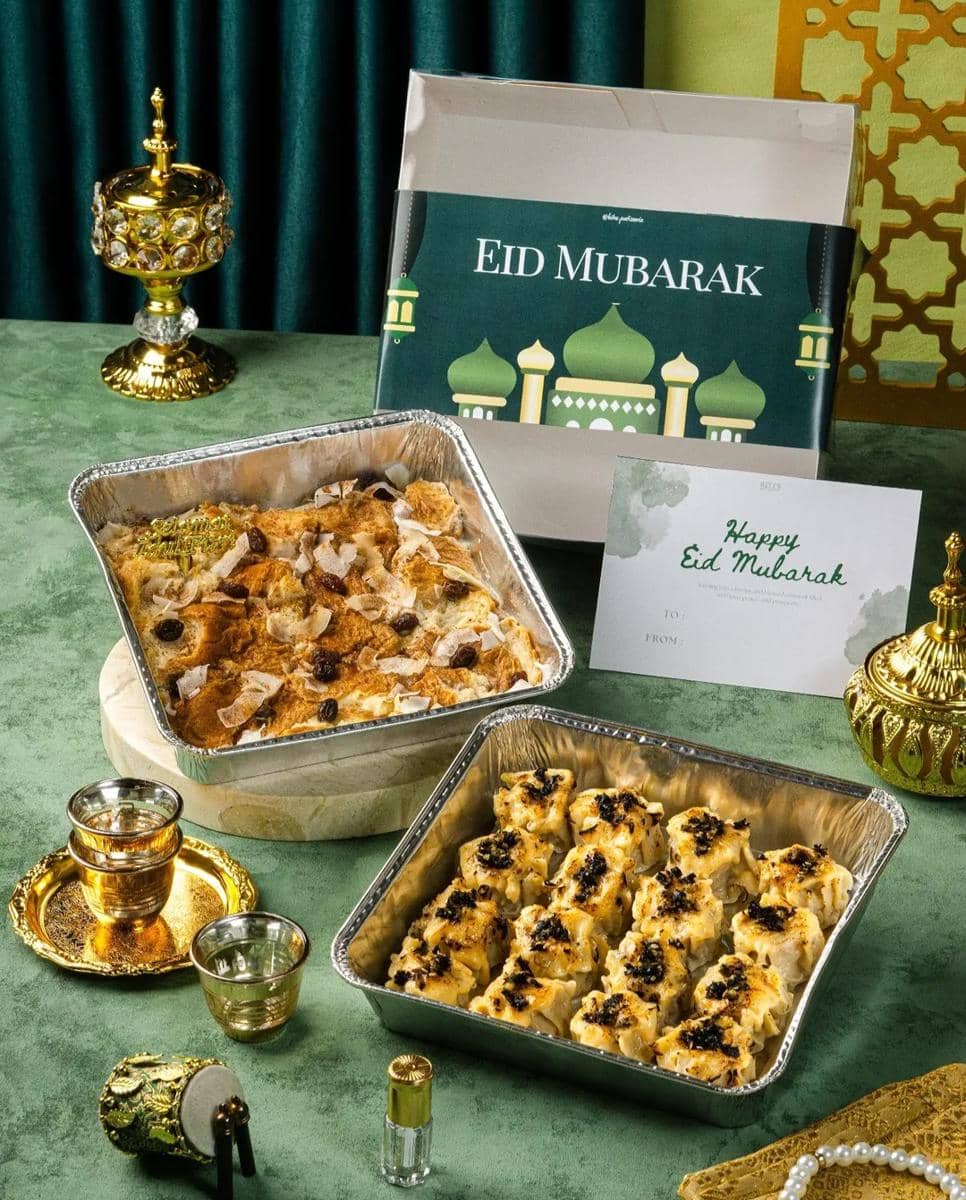 ilustrasi hampers makanan dari Bites Patisserie 