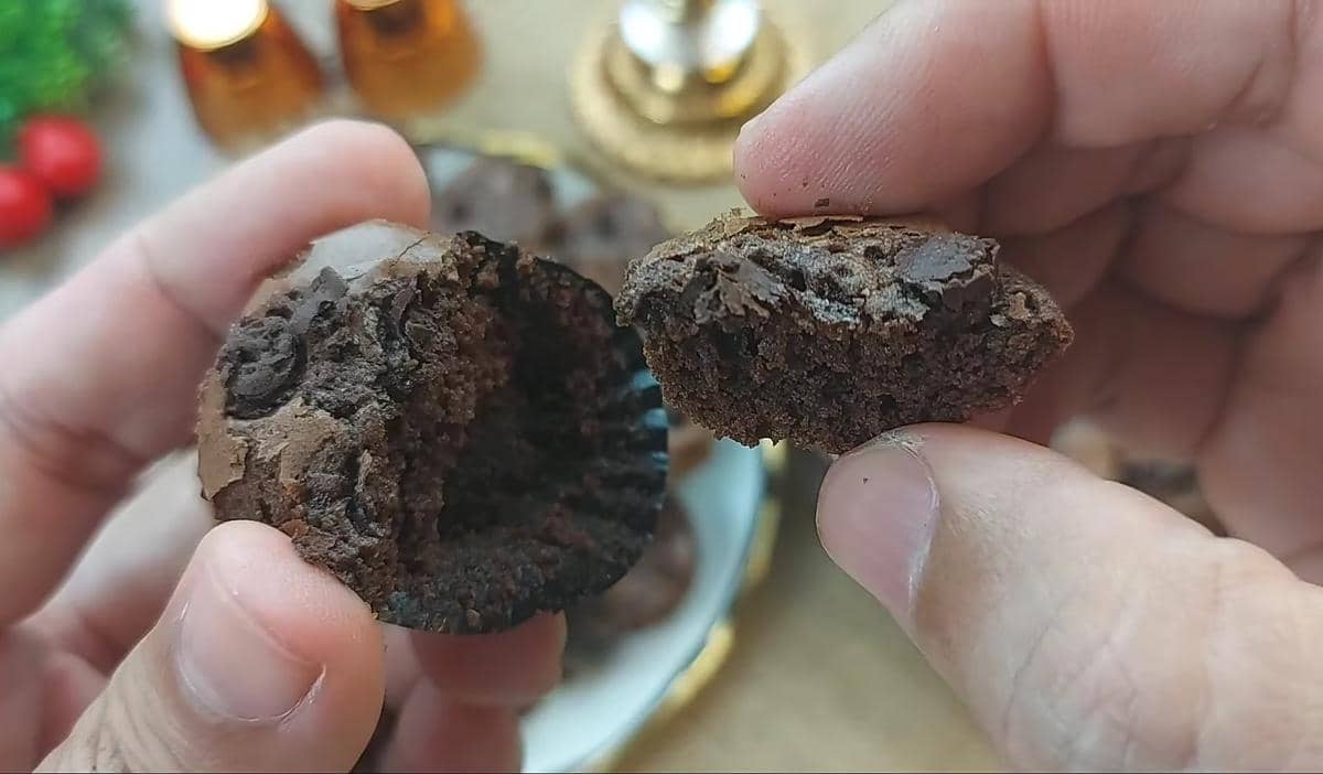 ilustrasi brownies kering mini 