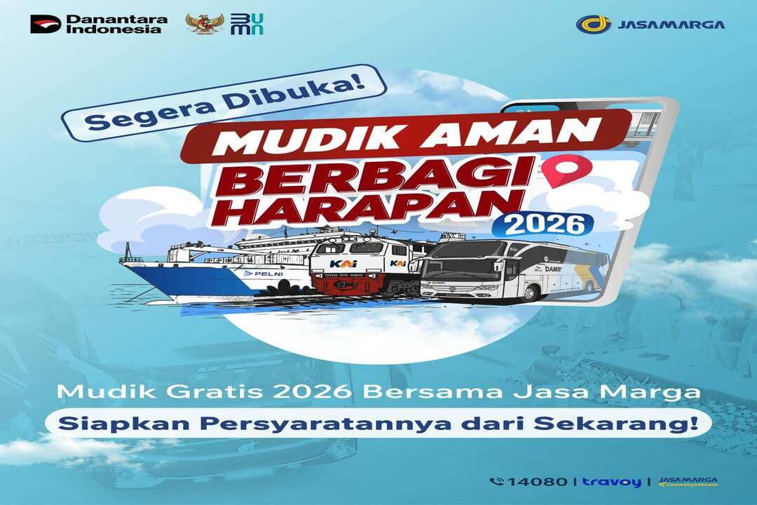 Mudik Gratis Jasa Marga 2026 Dibuka, Ini Panduan Lengkapnya