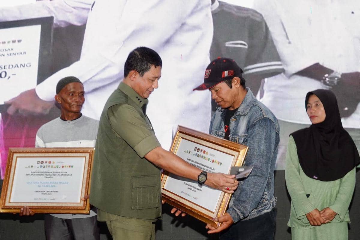 Korban Bencana di Sumbar Dapat Bantuan Stimulan Rp5,28 Miliar