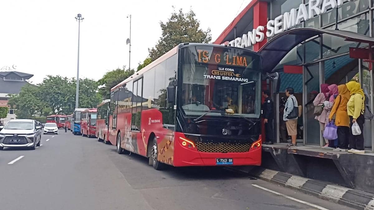 Hore! Bus Listrik Trans Semarang Segera Meluncur Layani Penumpang