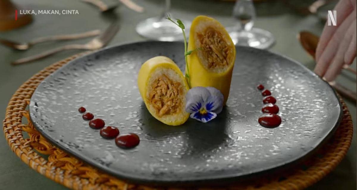 Still cut serial Luka, Makan, Cinta