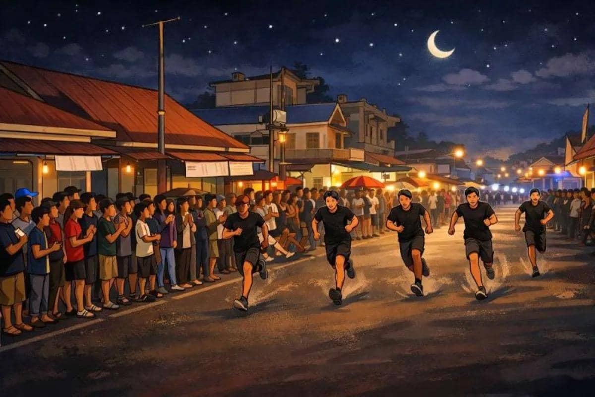 Polres Tangsel Siapkan Arena Balap Lari untuk Remaja saat Ramadan