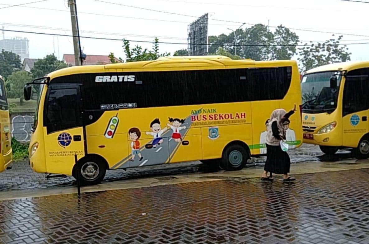 Dishub Tangsel Bakal Tambah 10 Bus Sekolah Gratis