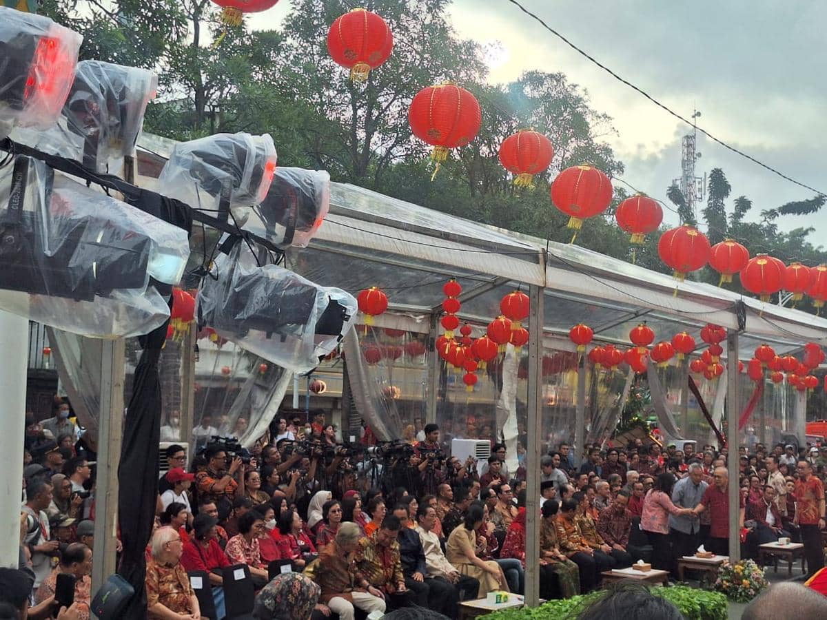 Perayaan Cap Go Meh di Glodok, Jakarta Barat, Selasa (3/3/2026) (IDN Times/Lia Hutasoit)