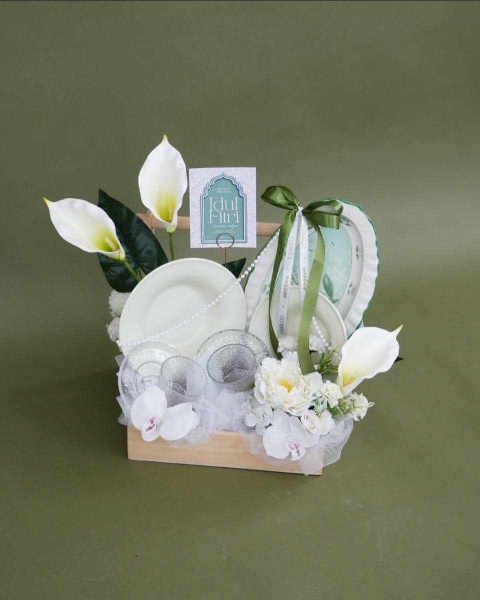 Ilustrasi hampers lebaran dari Urri