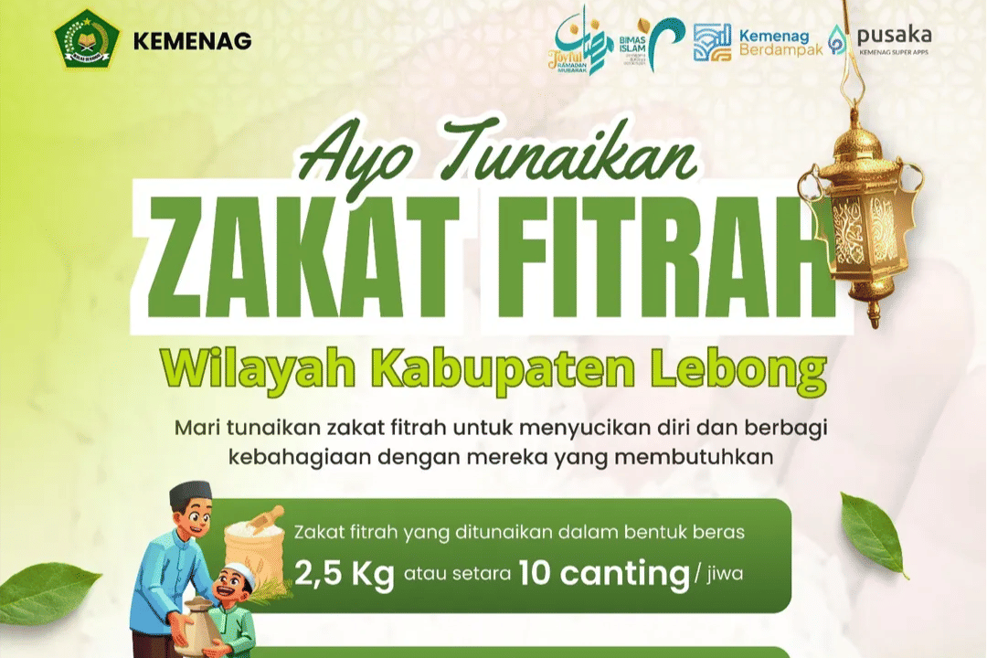 70 Poster Zakat Fitrah 2026 dan Link Download, Menarik!