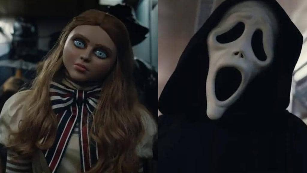 Parodi karakter M3GAN yang ternyata Ghostface yang menyamar - Scary Movie 6
