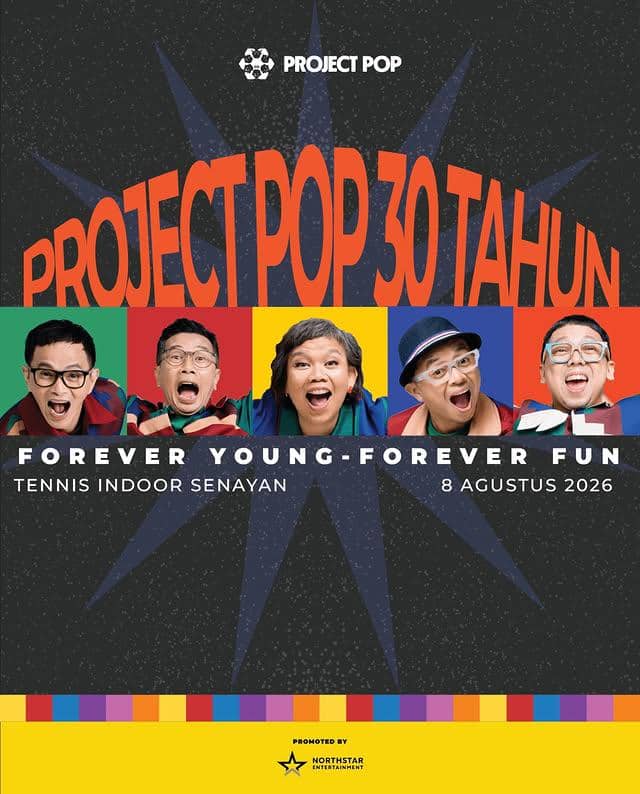 poster konser anniversary Project Pop