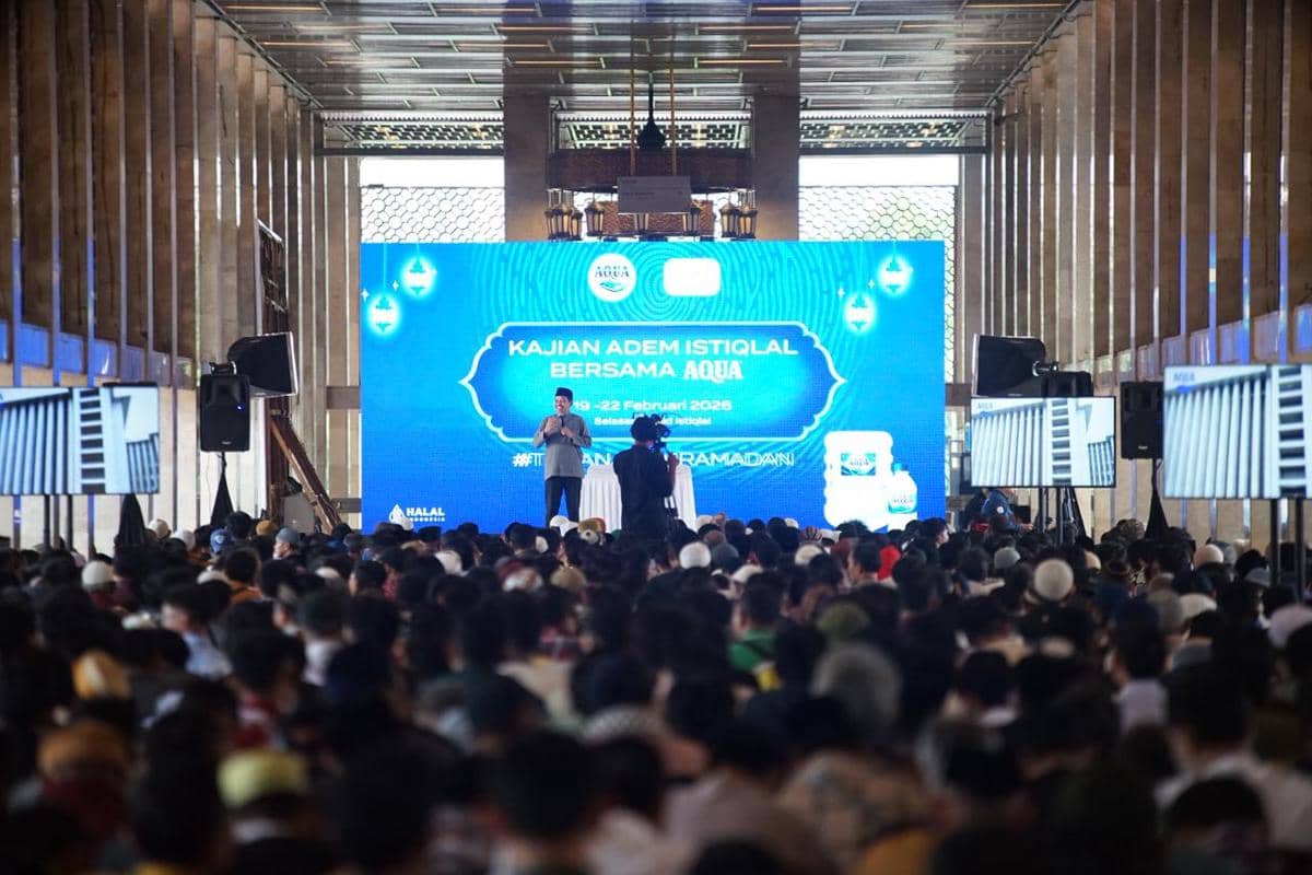 Gelar Kajian Adem Ramadan di Istiqlal, AQUA Bagi-Bagi 100 Ribu Produk