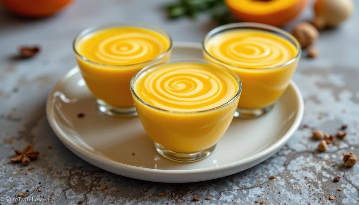 silky pudding mangga