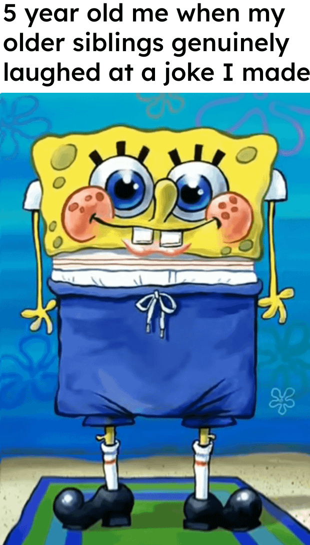 meme SpongeBob tentang saudara tertua