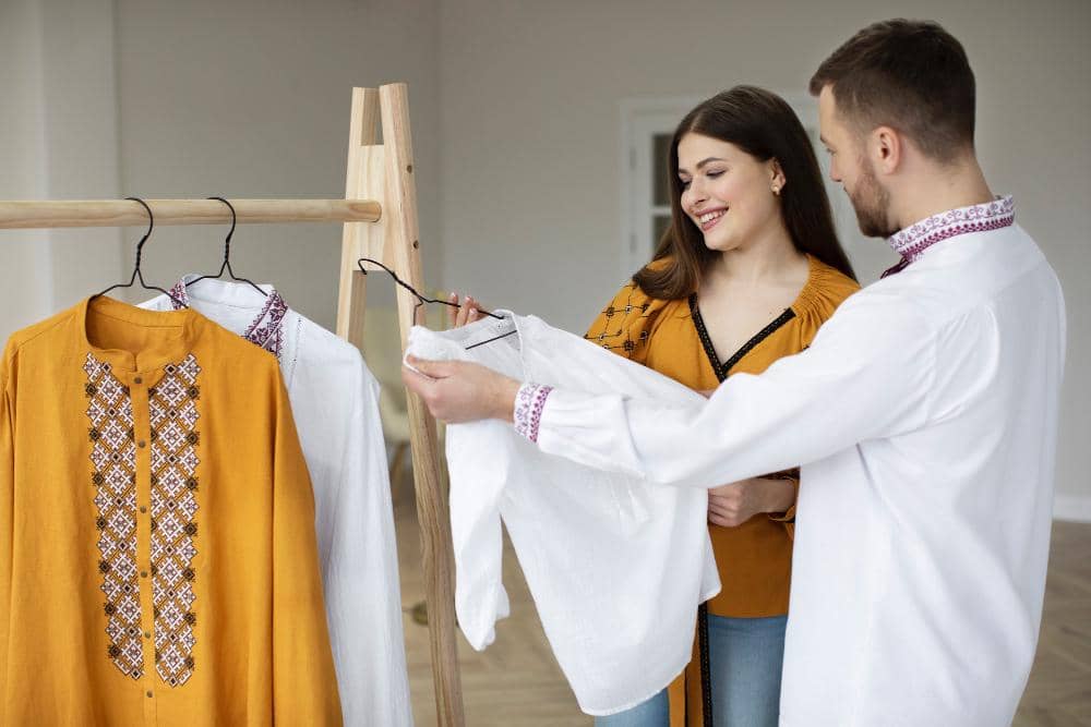 ilustrasi membeli baju