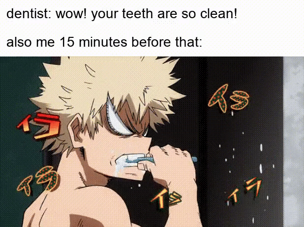 8 Meme Kartun tentang Menyikat Gigi, kok Pakai Otot?