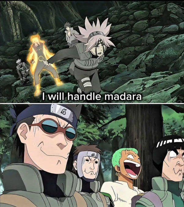 meme Zoro nyasar ke anime syonen