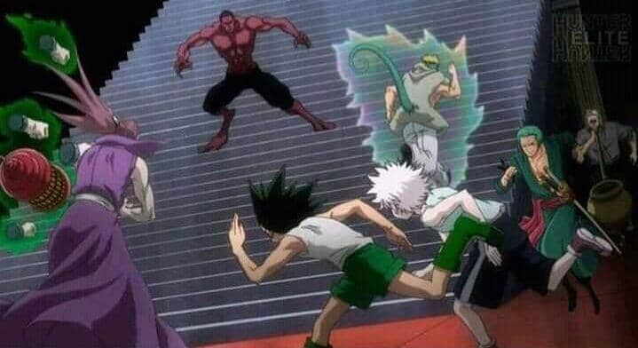 meme Zoro nyasar ke anime syonen