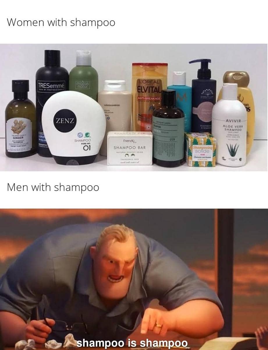 meme kartun tentang sampo