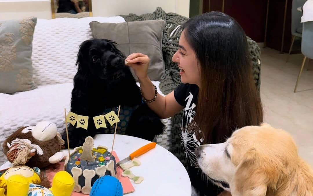 9 Potret Anushka Sen Rayakan Ulang Tahun Bruno, Anjing Peliharaannya