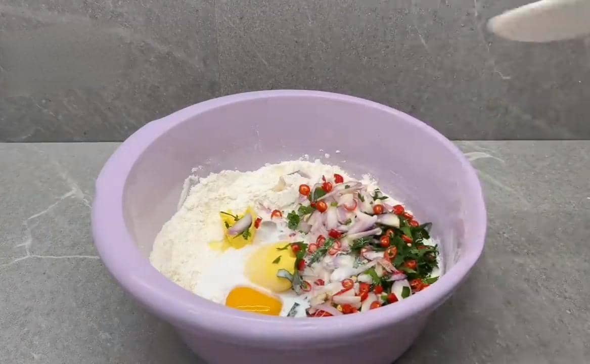 ilustrasi membuat adonan