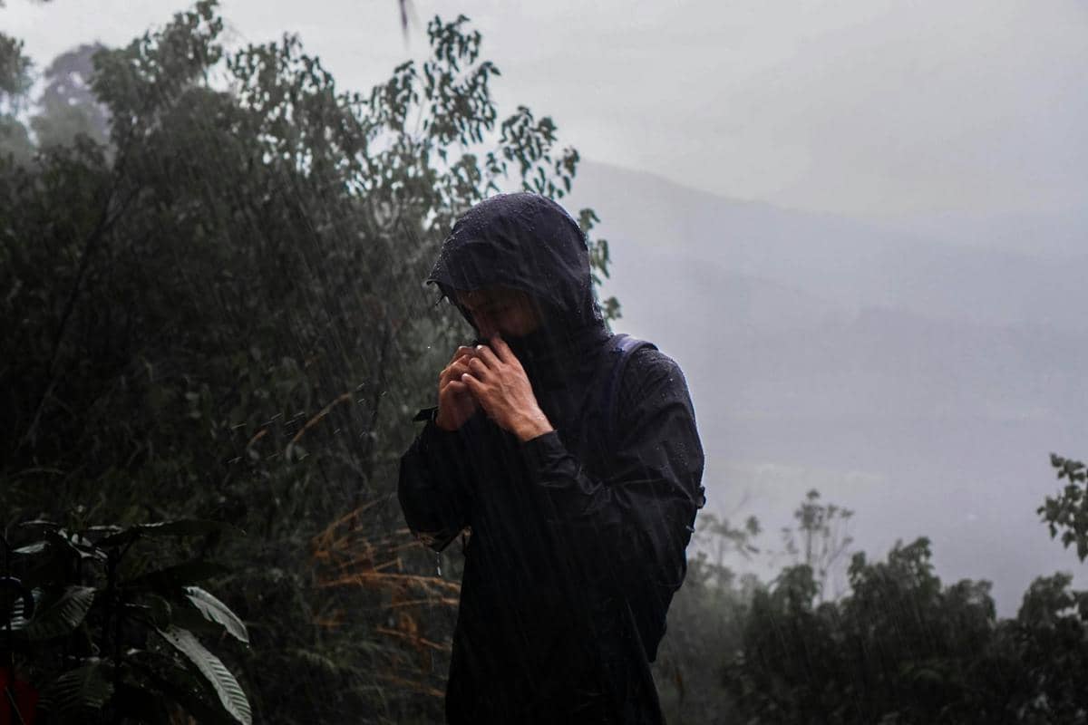 Potret pendaki gunung 