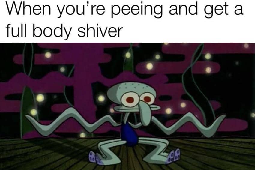 8 Meme SpongeBob tentang Buang Air Kecil, Kebelet Mulu