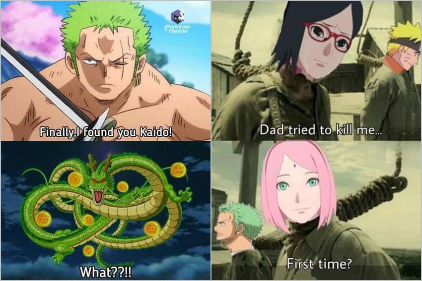 7 Meme Zoro Nyasar ke Anime Syonen, Naruto sampai Chainsaw Man