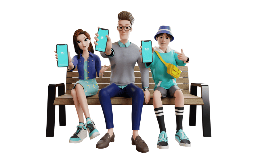 ilustrasi aplikasi Blu BCA