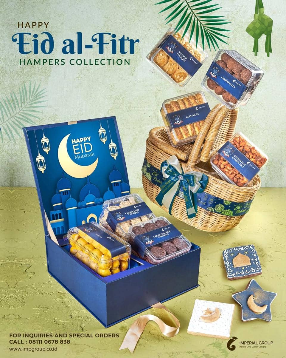 Ilustrasi hampers lebaran 