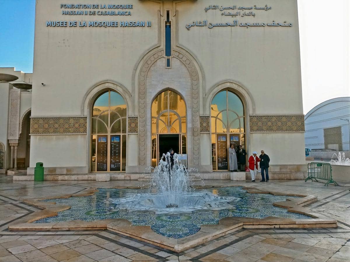 Museum Masjid Hassan II (Musée de la Mosquée Hassan II) di Casablanca, Maroko, yang terletak di dalam kompleks Masjid Hassan II. 