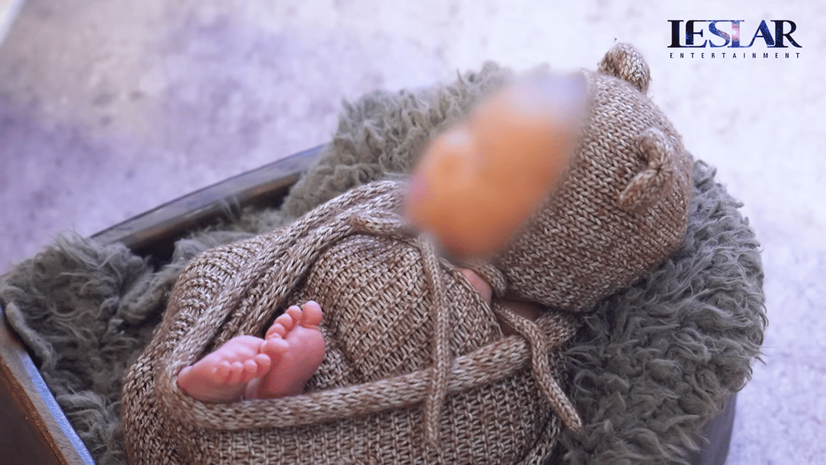 pemotretan newborn anak ketiga Lesti Kejora