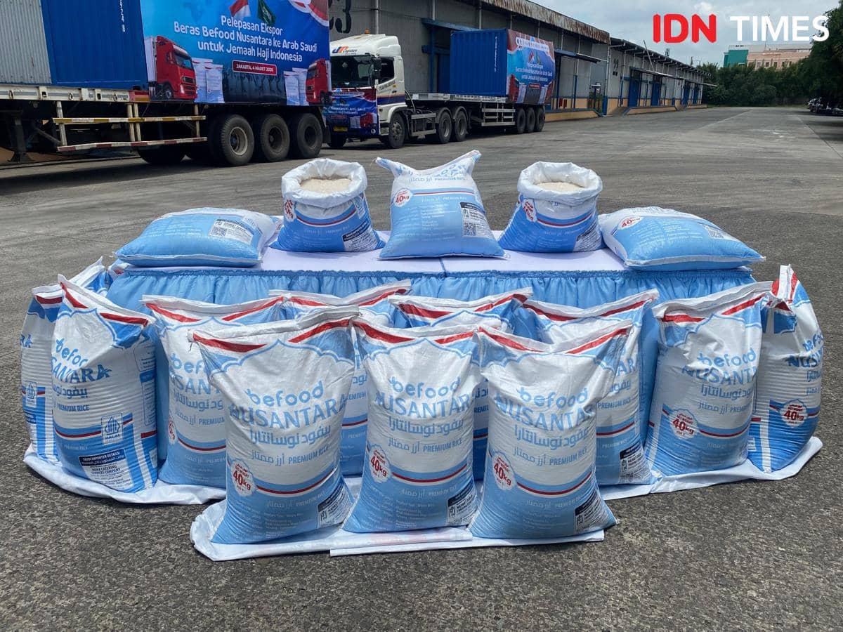 Ada Konflik di Timur Tengah, RI Ekspor Beras Perdana ke Arab Saudi