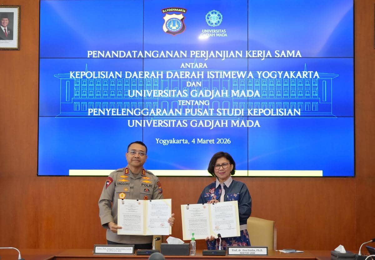 Polda DIY-UGM Sepakat Bangun Pusat Studi Kepolisian