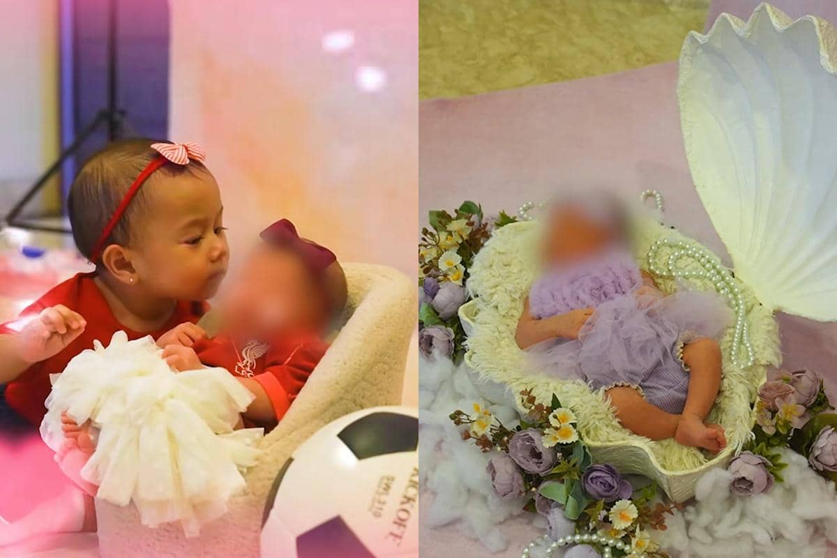 7 Pemotretan Newborn Baby L, Anak Ketiga Lesti Kejora