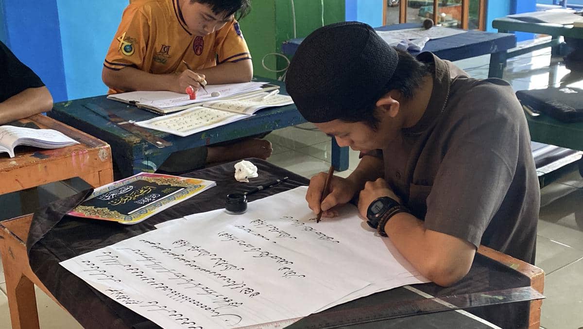 Menengok Pesantren Lemka, Kawah Candradimuka Kaligrafer Internasional