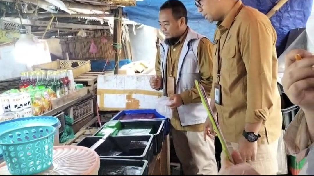 BPOM Serang Temukan Mi Hingga Teri Berformalin di Pasar Induk Rau