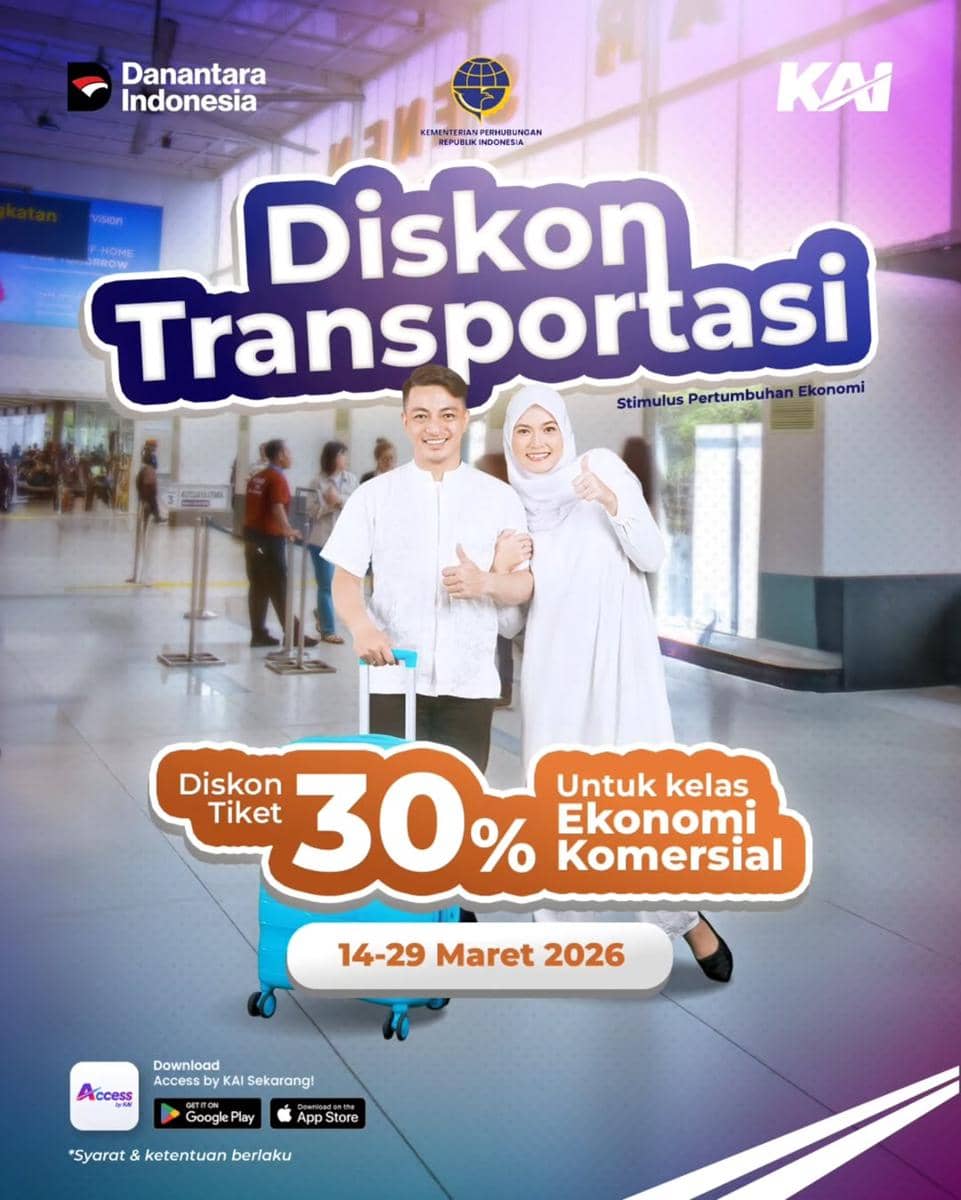 poster diskon tiket KAI