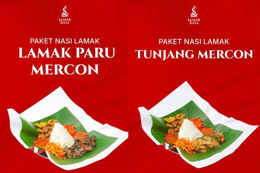 Potret menu Lamak Rasa milik Atta Halilintar dan Aurel Hermansyah
