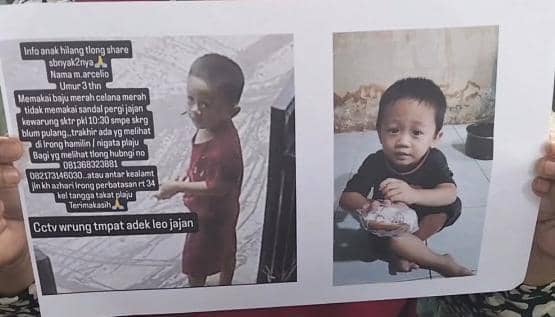 Sempat Dilaporkan Hilang, Balita di Palembang Ditemukan Tewas 