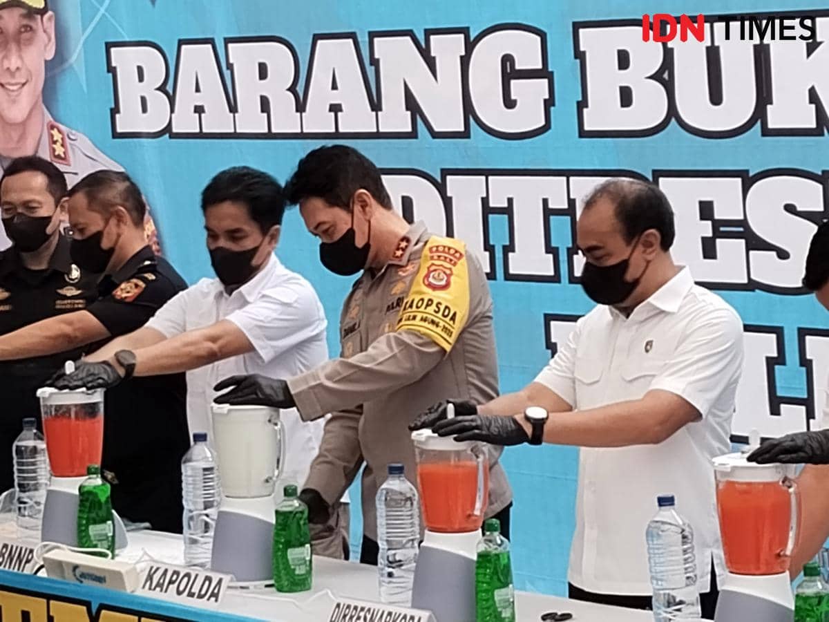 Polda Bali Musnahkan 7 Jenis Narkotika Senilai Rp23,47 Miliar