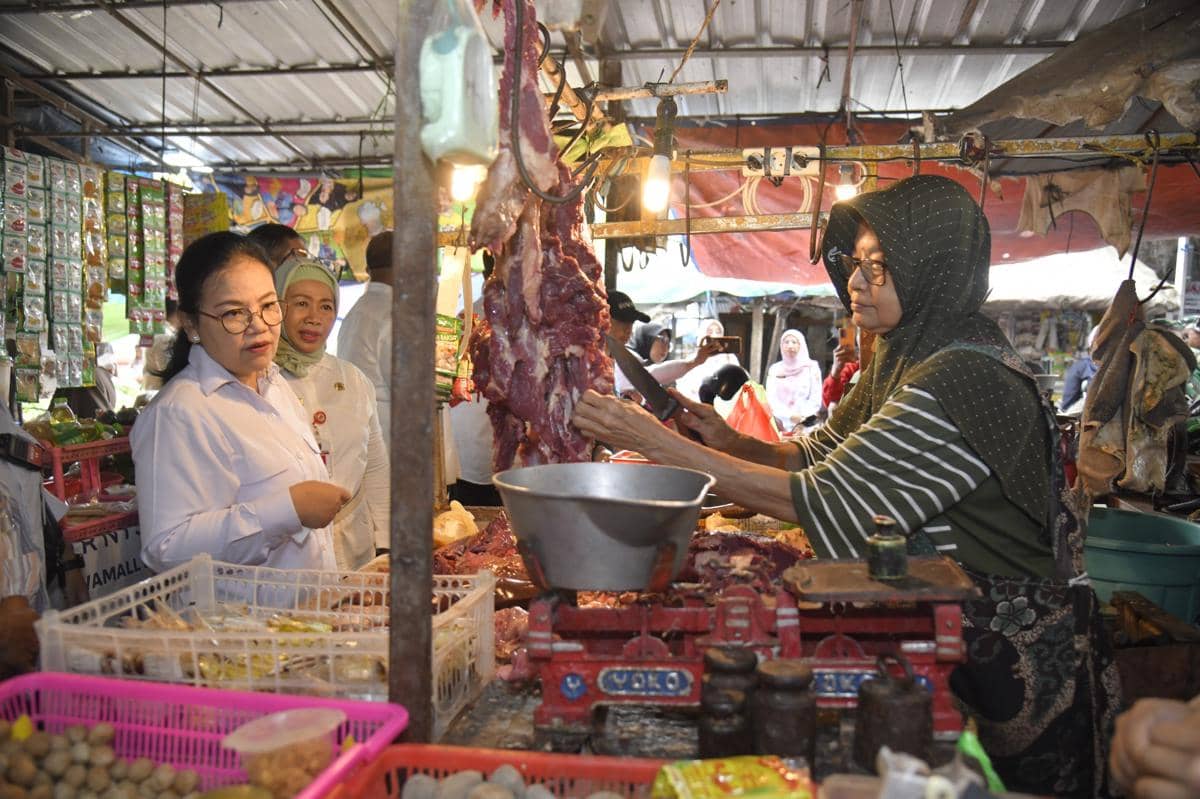 Pasar tradisional, pasar modern, pantauan harga, agustina