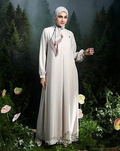 gamis lebaran 2026 polos minimalis