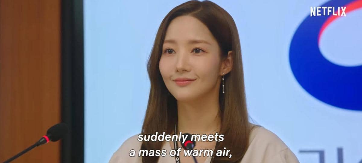 cuplikan drama Forecasting Love and Weather