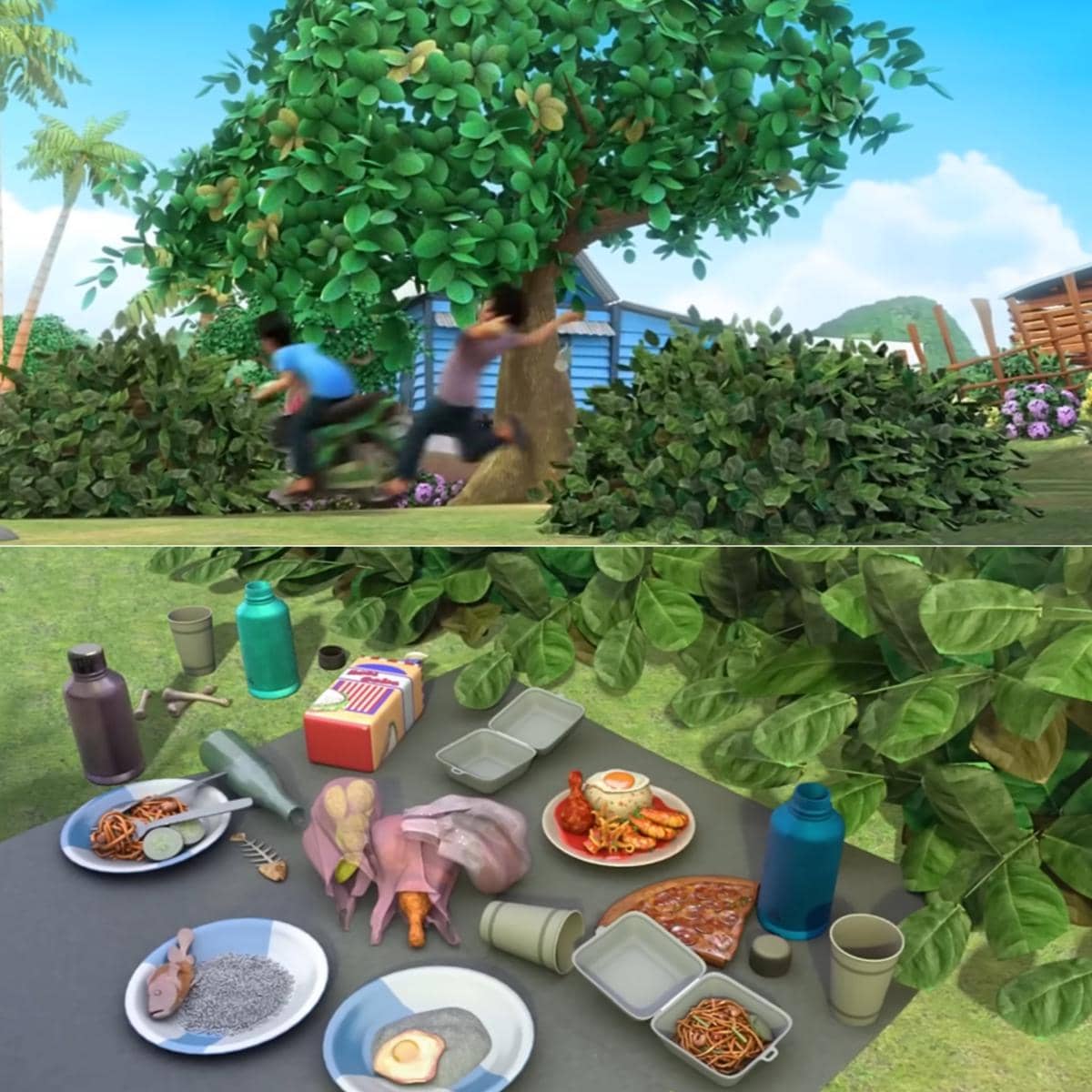 komunitas mokel alias perkumpulan orang-orang yang bolos berpuasa di Kampung Durian Runtuh