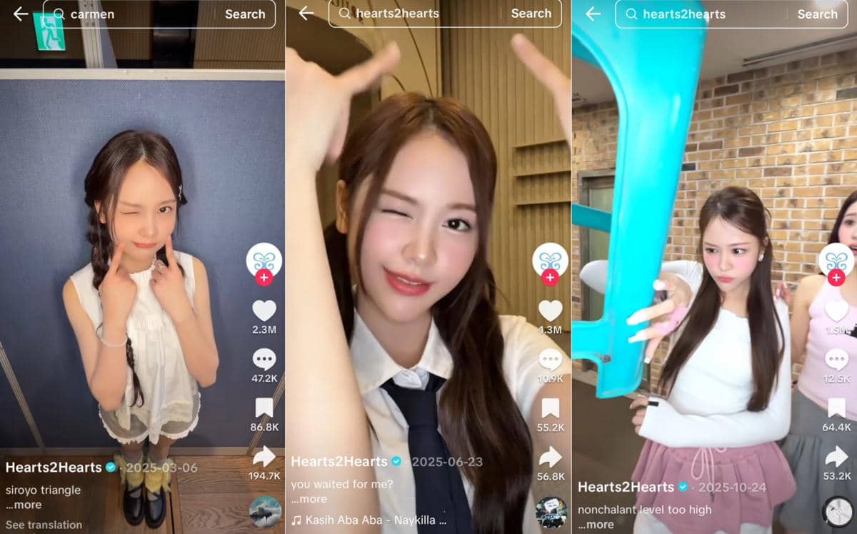 Carmen banyak berpartisipasi di konten challenge yang populer di Indonesia