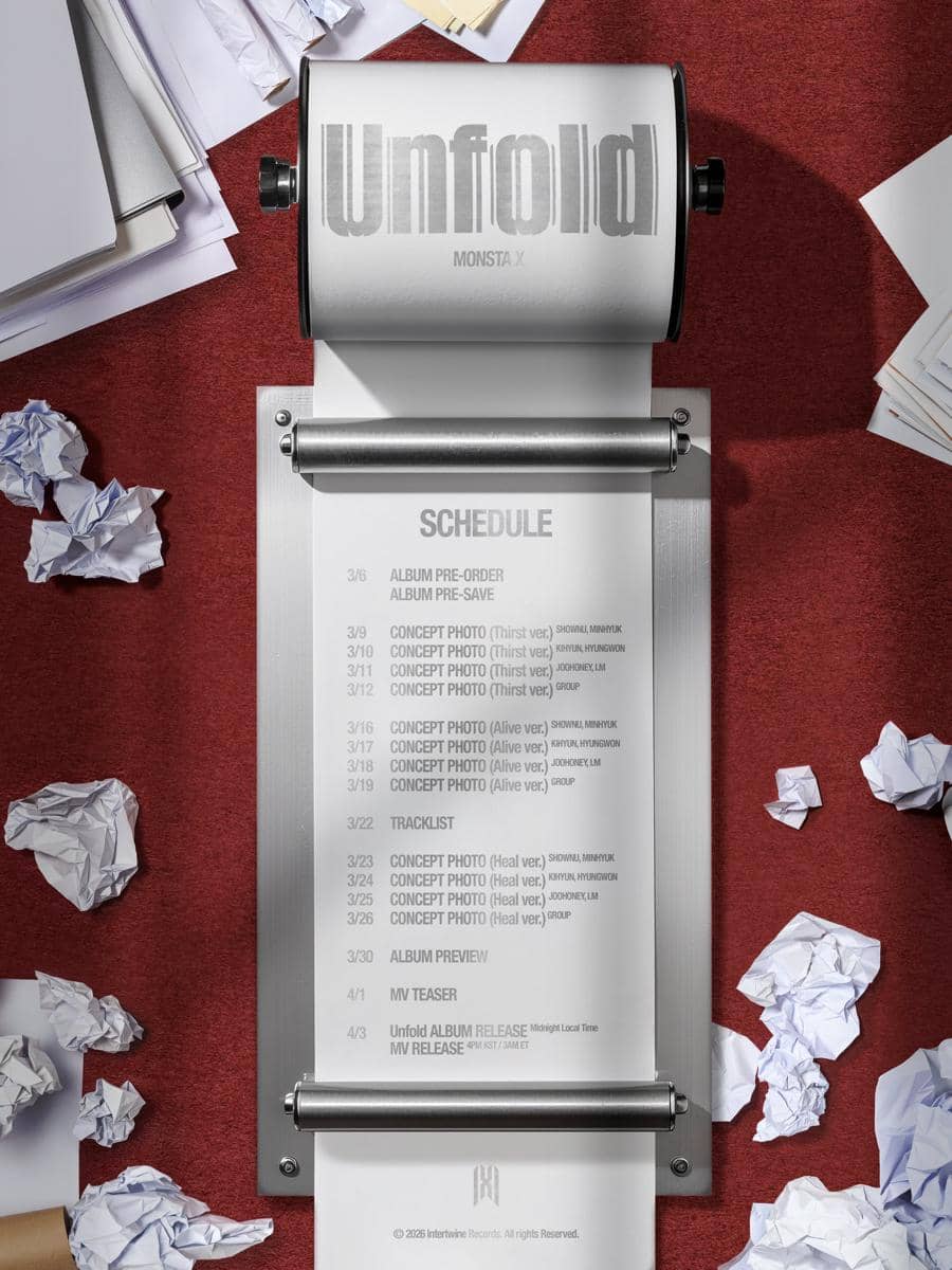 comeback MONSTA X dengan album Unfold 