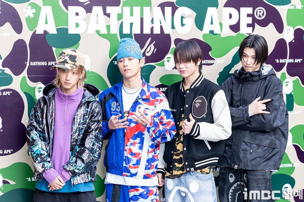 potret LNGSHOT di event BAPE Seoul