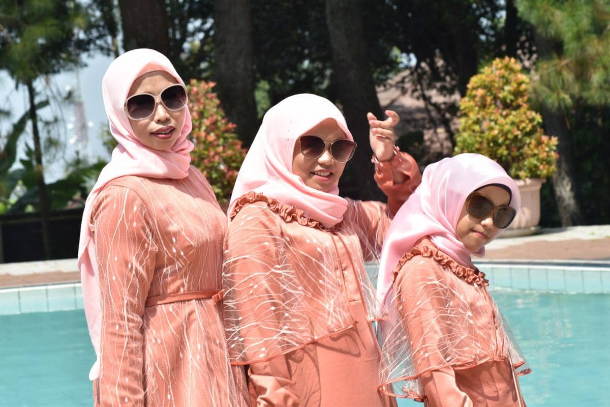 ilustrasi keluarga muslim