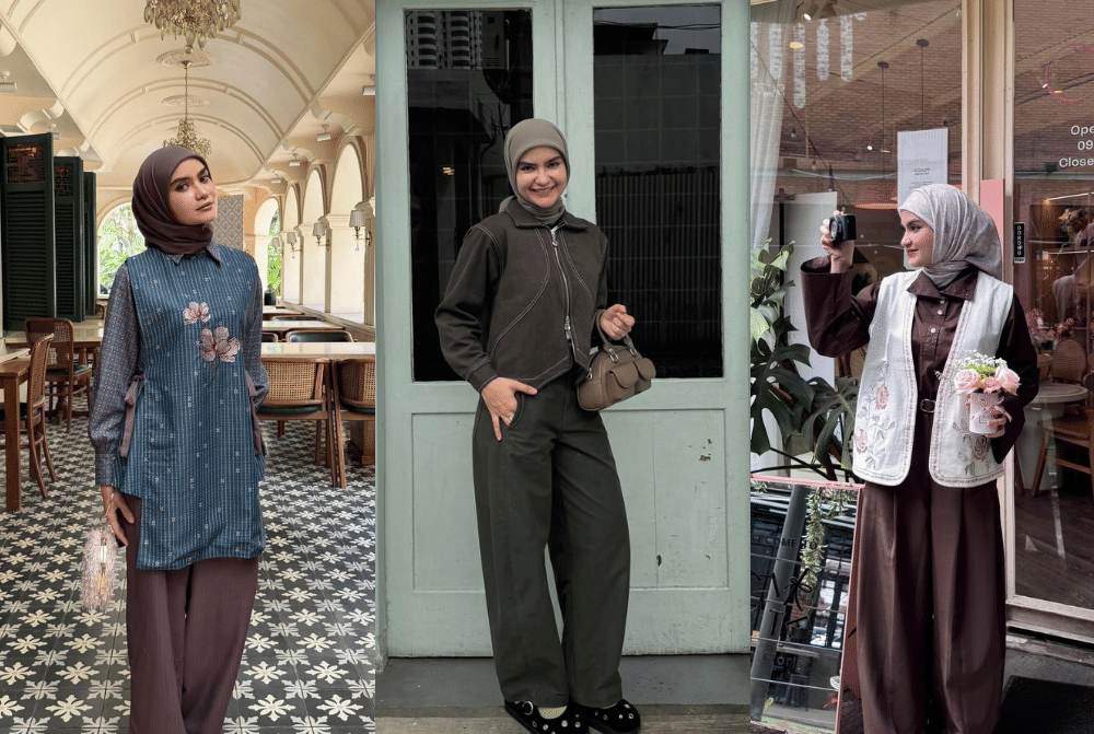 9 Inspirasi OOTD Bukber Warna Earth Tone ala Helwa Bashel, Warm!