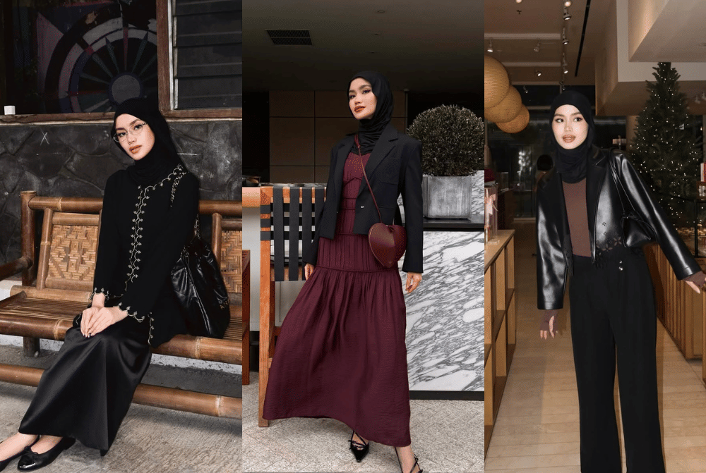 9 Ide Outfit Serba Hitam ala Sashfir, Bold dan Elegan!