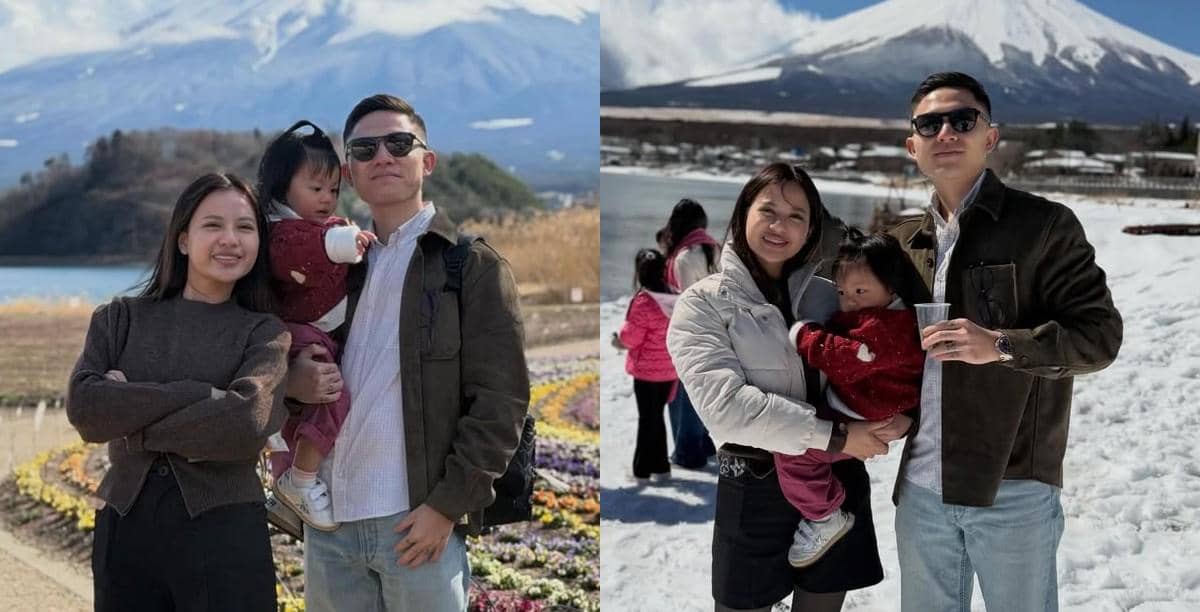 8 Potret Anggi Marito dan Keluarga Liburan di Jepang, Bahagia!